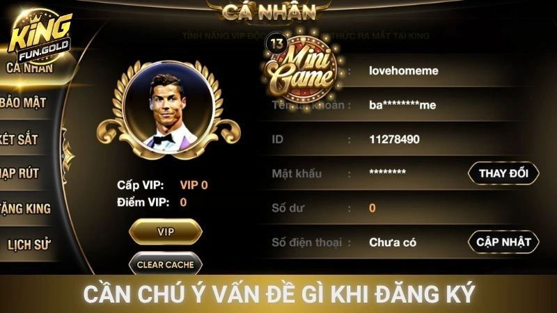 Cần chú ý vấn đề gì khi đăng ký