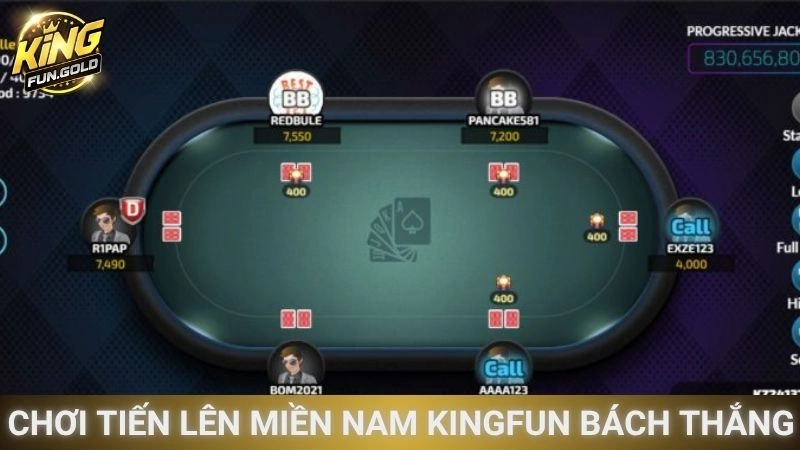 Chơi Tiến Lên Miền Nam Kingfun bách thắng